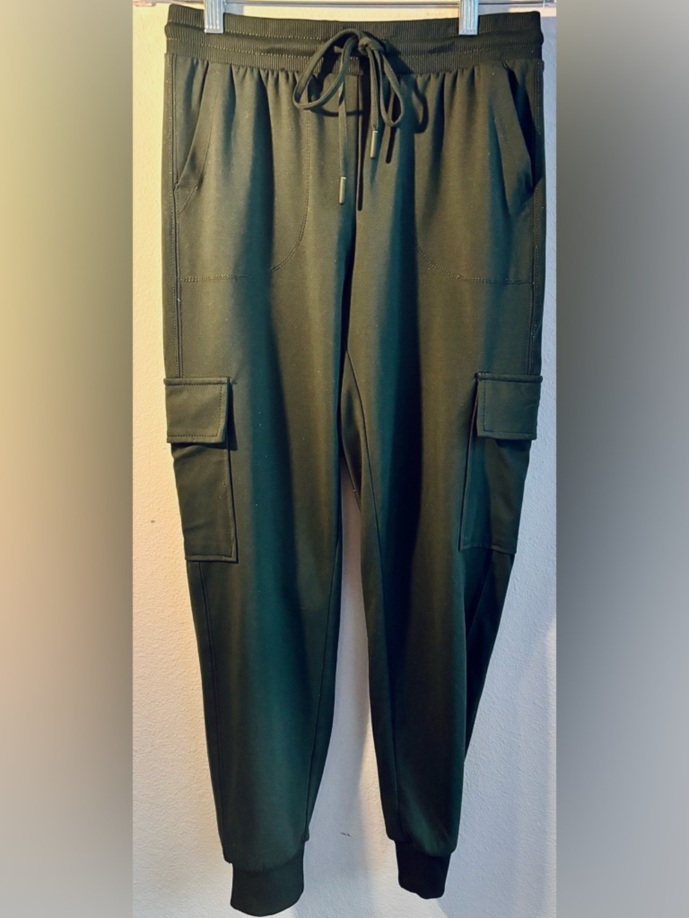 Rachel Zoe Olive Green Cargo Joggers— Size Small - Picture 2 of 9